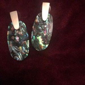 Kendra Scott, Drop earrings, Abalone Shell